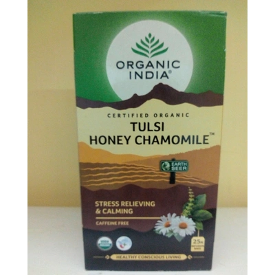 Organic India Tulsi Honey Chamomile (25 Infusion Bags)