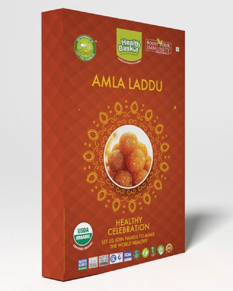 Health Basket Amla Laddu or Nellikai Laddu 300g-SWS8