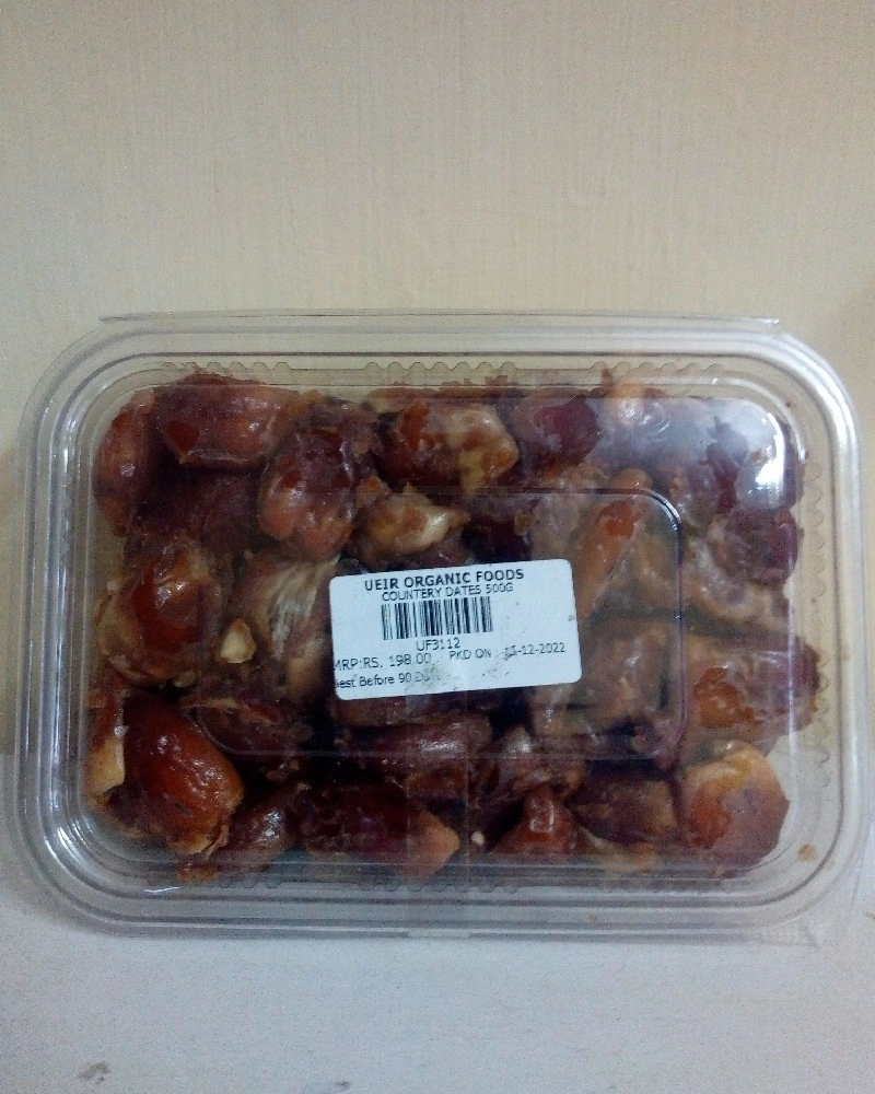 Ueir Organic Country Dates or Pericham Palam 400g-DRF3