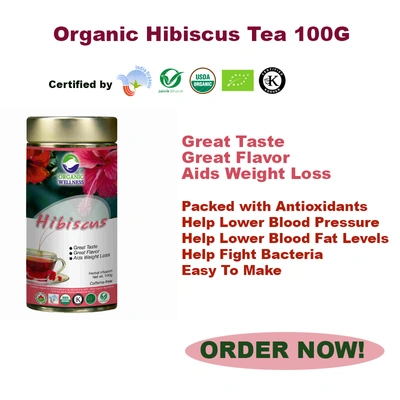 Organic Wellness Blossom Hibiscus 100g