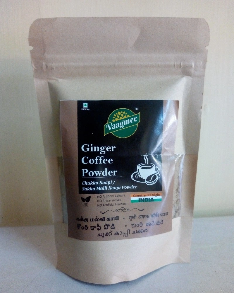 Vaagmee Ginger Coffee Powder or Chukku Kaapi Powder or Sukku Malli Kappi Powder 100g-HED23