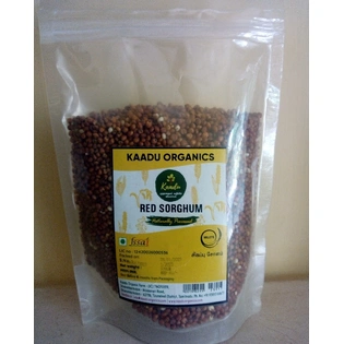 Kaadu Organics Red Sorghum or Red Jowar or Sivappu Cholam 500g