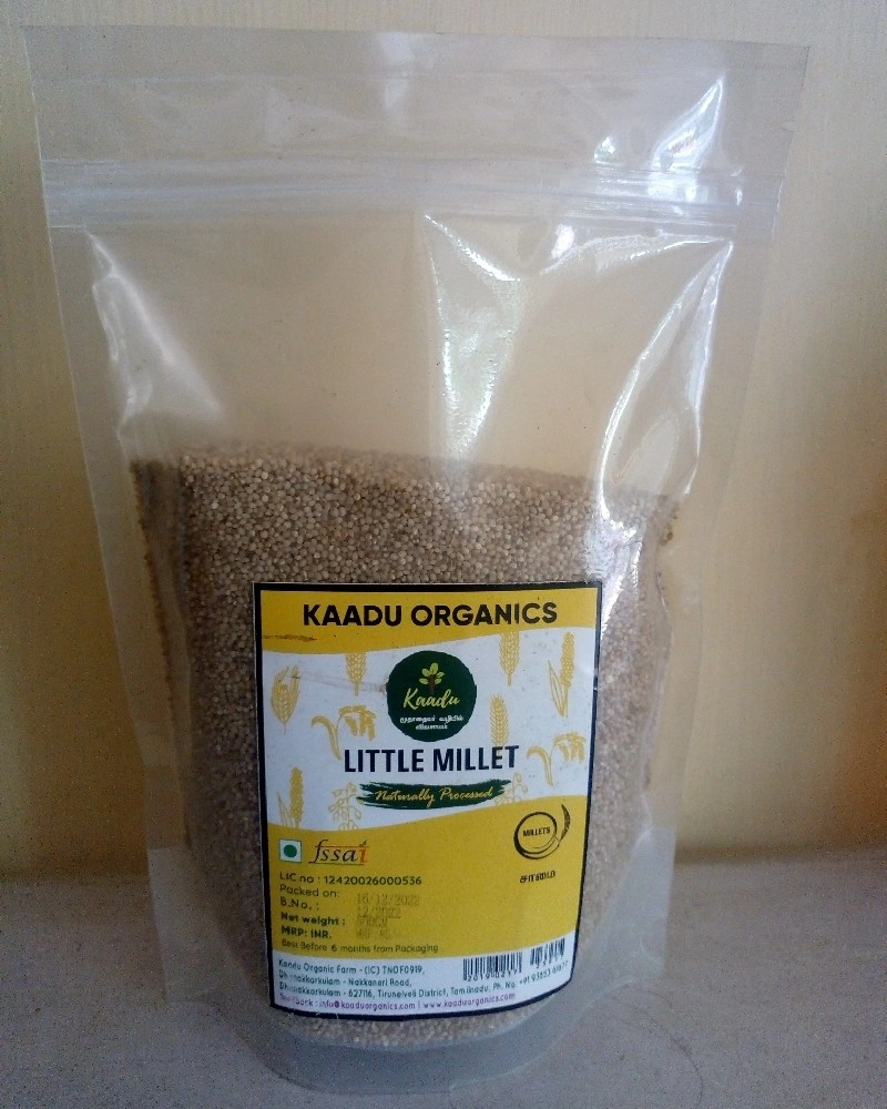 Kaadu Organics Little Millet or Samai 500g-MIL8