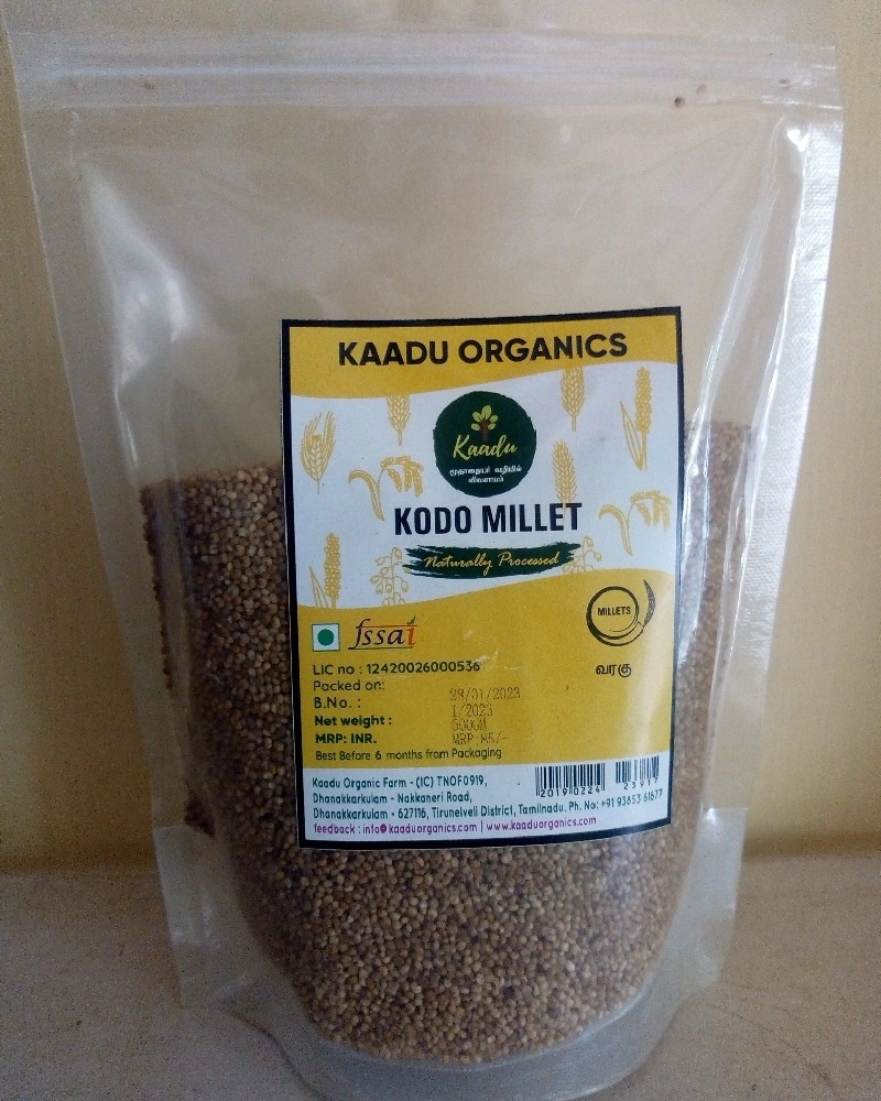 Kaadu Organics Kodo Millet or Varagu 500g-MIL9