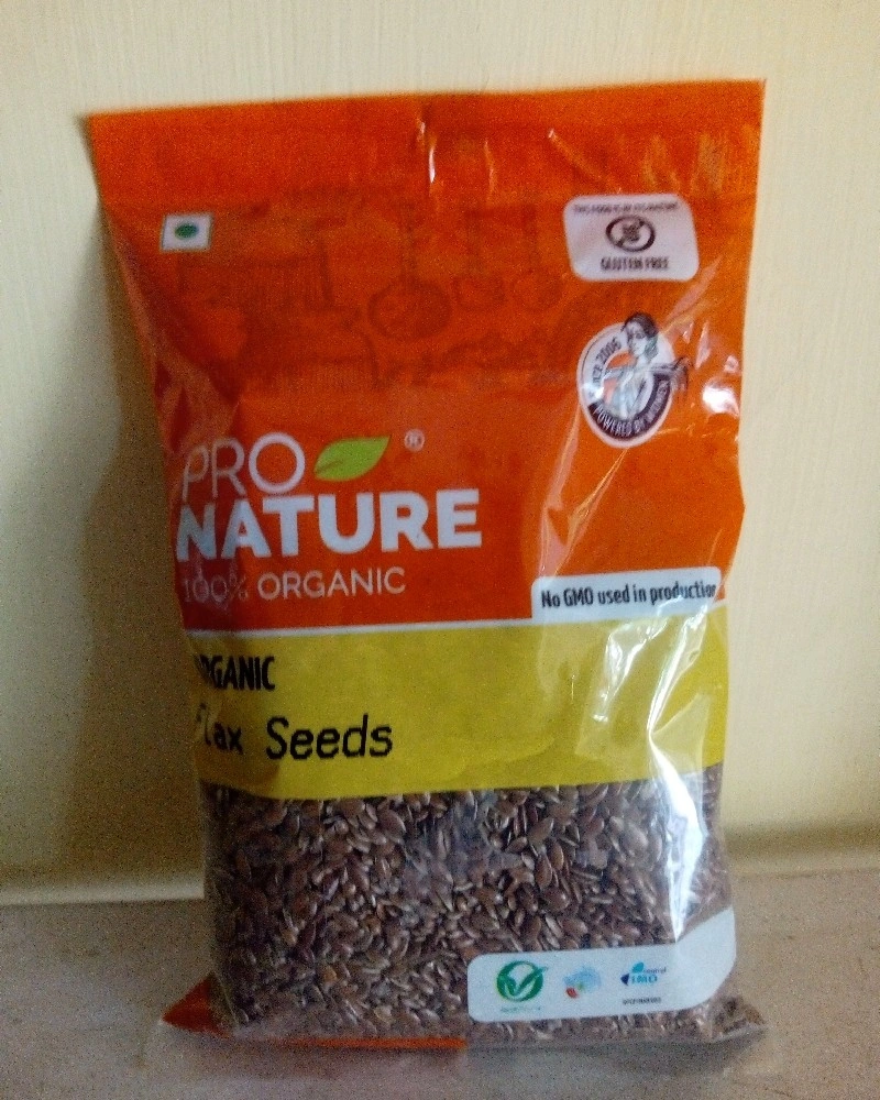 Pro Nature Organic Flax Seeds or Aali Vidhai 200g-DRF4