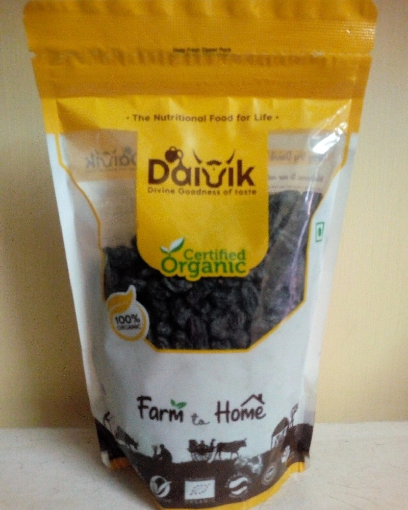 Daivik Organic Black Kismis or Raisins or Dried Grapes 250g-DRF5