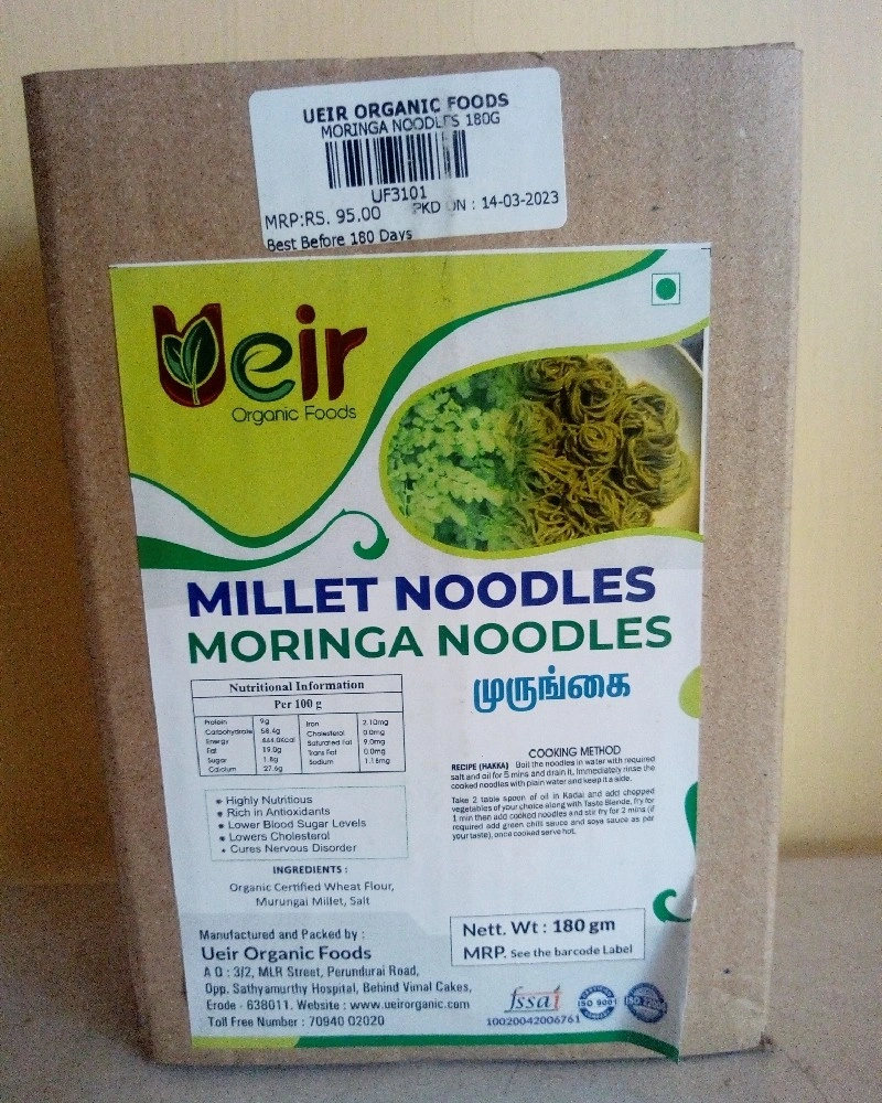 Ueir Organic Moringa Noodles 180g-HEB13