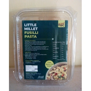 B&B Organics Little Millet Fusilli Pasta or Samai Fusilli Pasta 180g