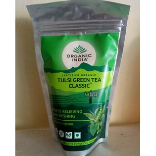Organic India Tulsi Green Tea Classic 100g