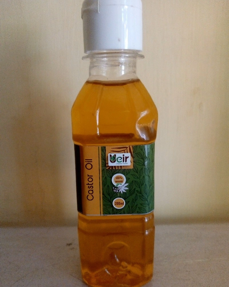 Ueir Organic Castor Oil or Vilakku Ennai or Amanakku Oil 200ml-OIL18