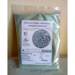Valli Organics Neeli Avuri Powder or Indian Indigo Powder 100g