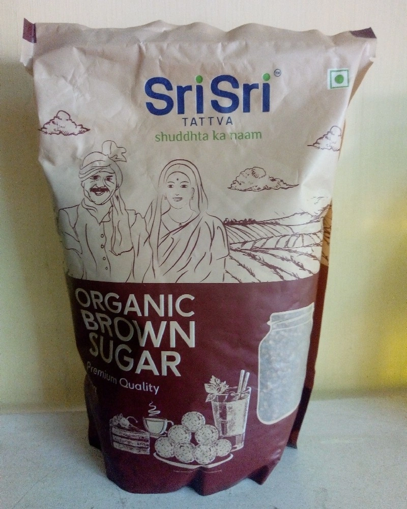 Sri Sri Tattva Organic Brown Sugar 1kg-SAS31