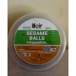 Ueir Organic Sesame Balls or Ellurundai 100g (7 balls)