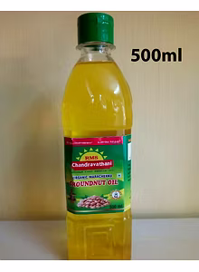RMS Chandravathani Organic Marachekku Groundnut Oil 500ml