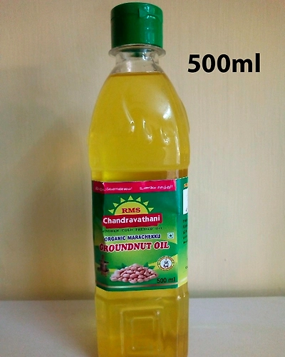 RMS Chandravathani Organic Marachekku Groundnut Oil 500ml-WPO5