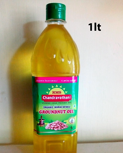RMS Chandravathani Organic Marachekku Groundnut Oil 1lt-WPO6