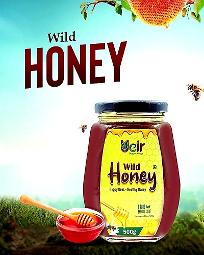 Ueir Organic Kombu Honey | Wild Honey 250g-HO2