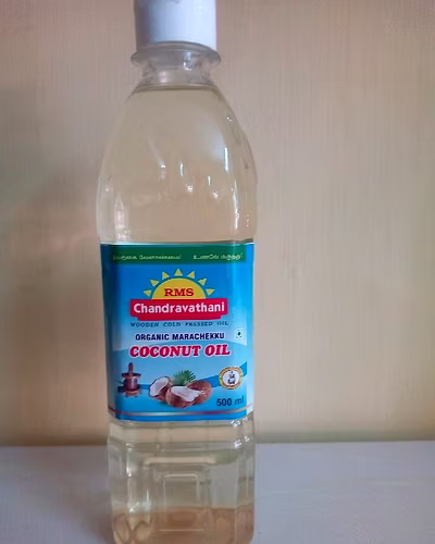RMS Chandravathani Organic Marachekku Coconut Oil 500ml-WPO1