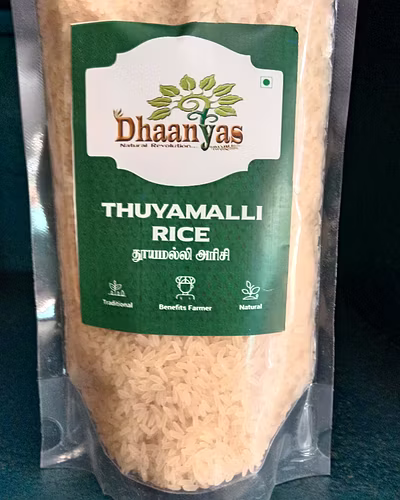 Dhaanyas Thooyamalli Rice 500g-TRR4