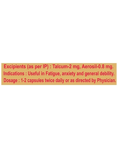 Baba Ramdev Patanjali Ashvashila Capsule Ayurvedic Medicine useful in Fatigue, Anxiety &amp; Debility-20 Capsules-3