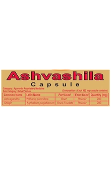 Baba Ramdev Patanjali Ashvashila Capsule Ayurvedic Medicine useful in Fatigue, Anxiety & Debility