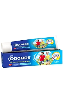 Dabur Odomos Non-Sticky Mosquito Repellent Cream Vitamin E & Almond Oil 100 grams