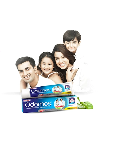 Dabur Odomos Non-Sticky Mosquito Repellent Cream Vitamin E &amp; Almond Oil 100 grams-1 X 100 Grams-2