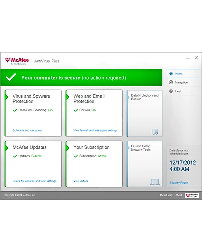 McAfee AntiVirus Anti Virus 22 2022 10 Devices 1 Year Subscription Activation Card-1-2