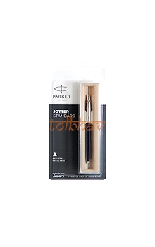 Parker Jotter Standard Chrome Trim Ball Pen Black