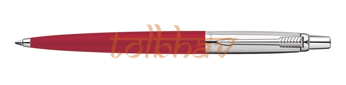 Parker Jotter Standard Chrome Trim Ball Pen Red-2