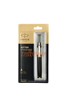 Parker Jotter Standard Gold Trim Ball Pen Black