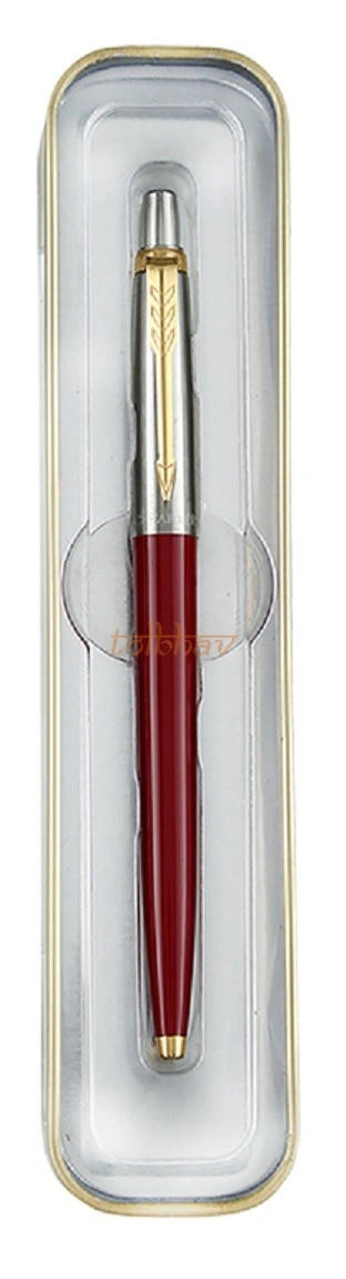 Parker Jotter Standard Gold Trim Ball Pen Red-12239626