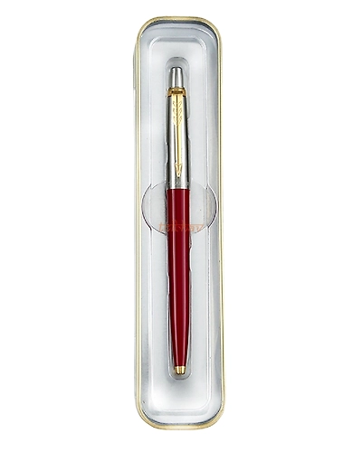 Parker Jotter Standard Gold Trim Ball Pen Red-12239626