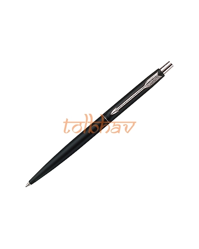 Parker Classic Matte Black Chrome Trim Ball Pen-1