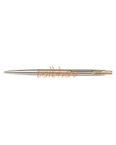 Parker Classic Stainless Steel Gold Trim Ball Pen-2