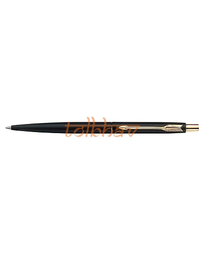 Parker Classic Matte Black Gold Trim Ball Pen-2