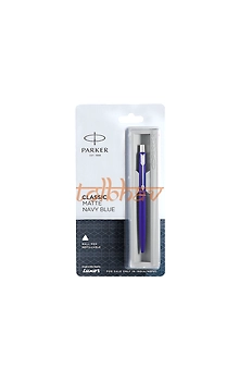 Parker Classic Matte Navy Blue Chrome Trim Ball Pen