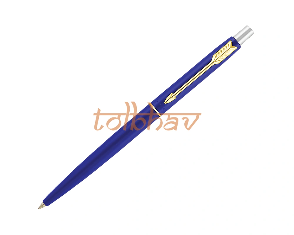 Parker Classic Matte Navy Blue Gold Trim Ball Pen-1