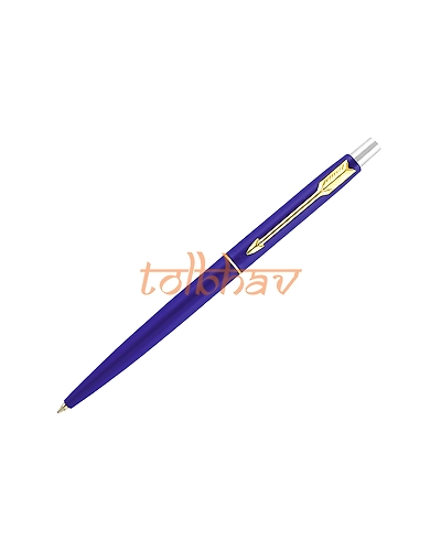 Parker Classic Matte Navy Blue Gold Trim Ball Pen-1