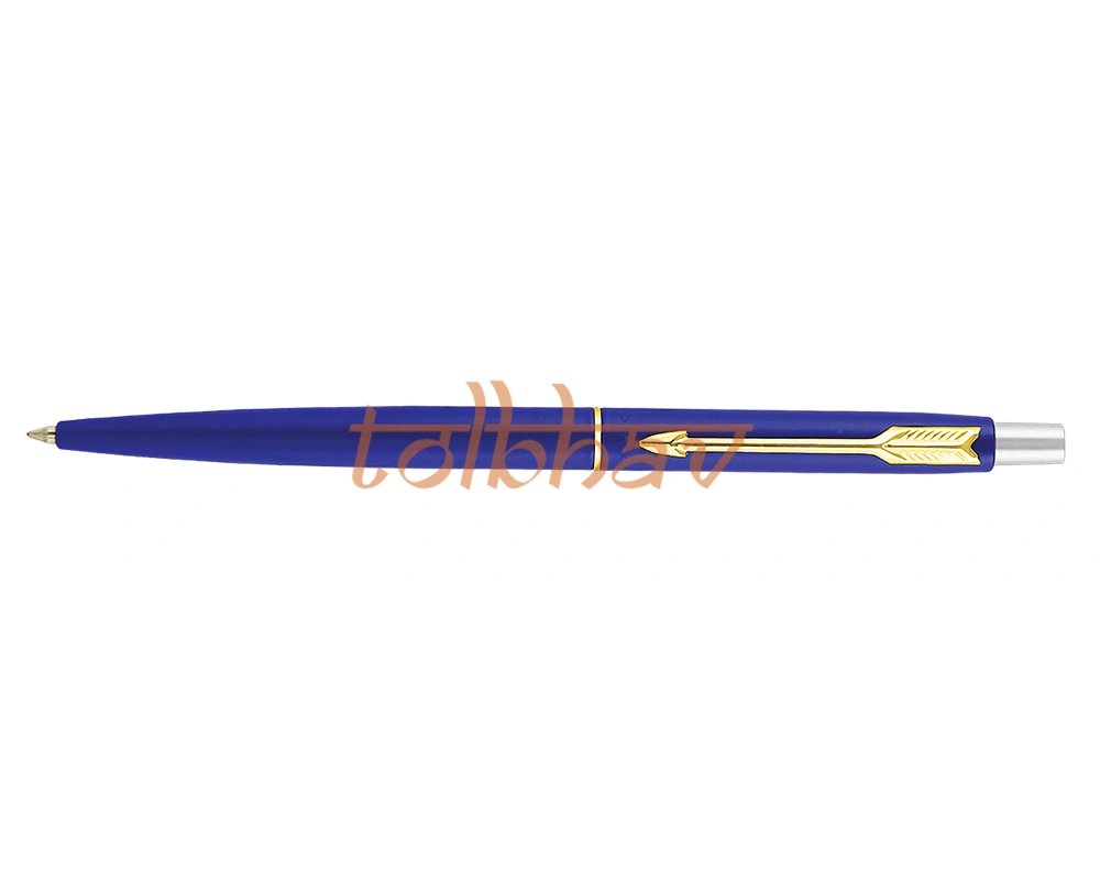 Parker Classic Matte Navy Blue Gold Trim Ball Pen-2
