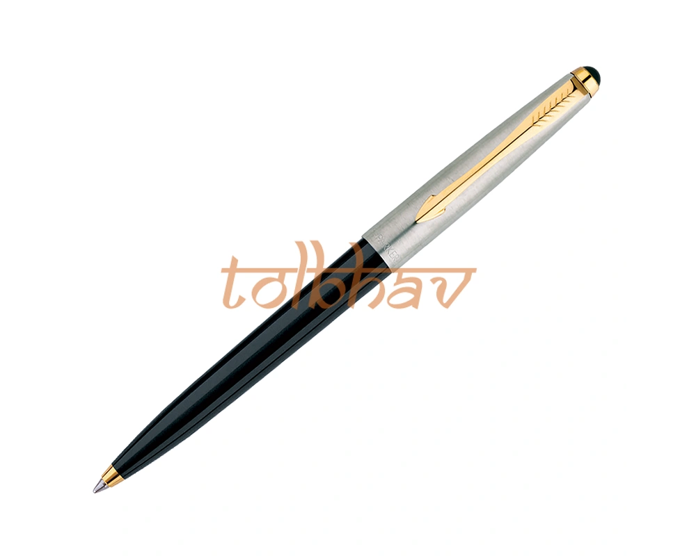 Parker Galaxy Standard Gold Trim Ball Pen Black-1