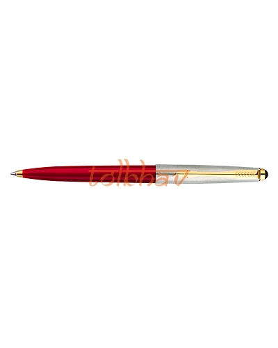 Parker Galaxy Standard Gold Trim Ball Pen Red-2
