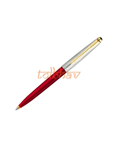 Parker Galaxy Standard Gold Trim Ball Pen Red-1