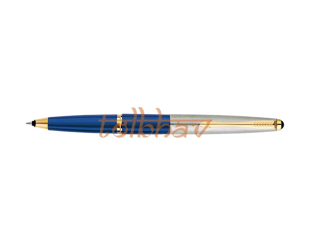 Parker Galaxy Standard Gold Trim Roller Ball Pen Blue-3