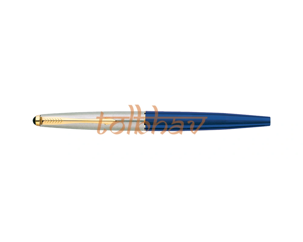 Parker Galaxy Standard Gold Trim Roller Ball Pen Blue-4