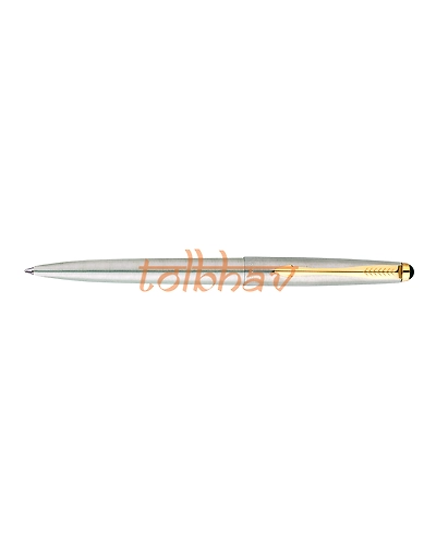 Parker Galaxy Stainless Steel Gold Trim Ball Pen-2