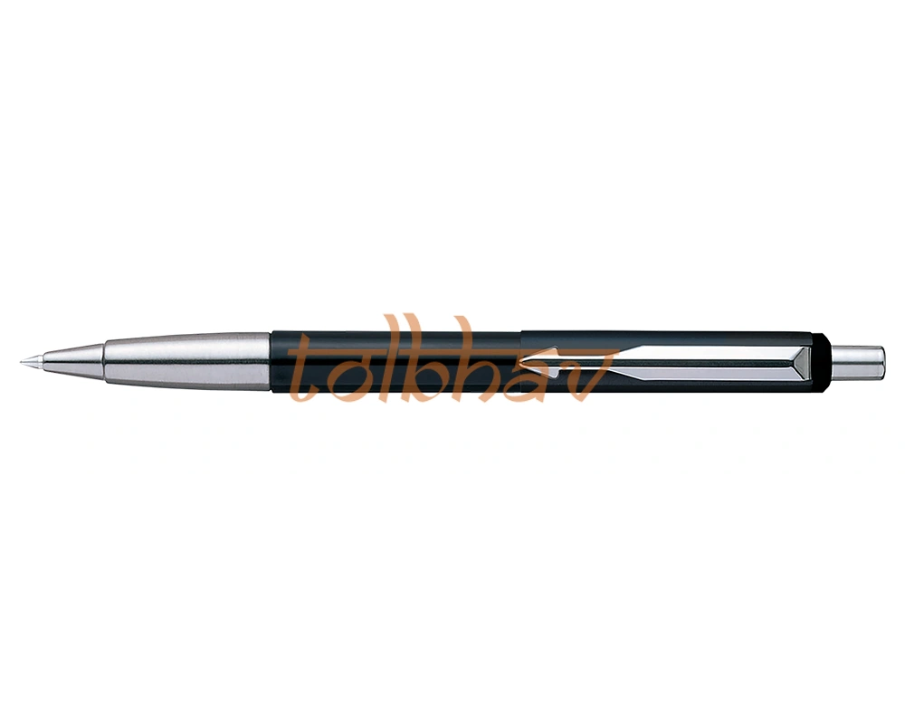Parker Vector Standard Chrome Trim Ball Pen Black-2