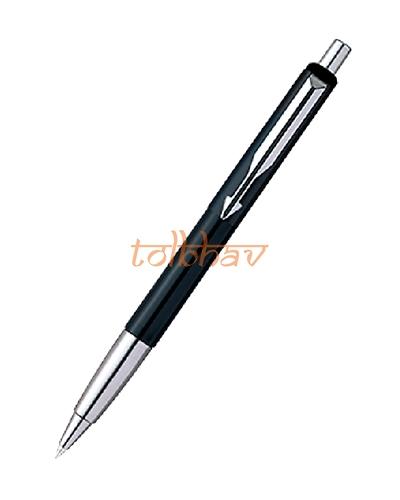 Parker Vector Standard Chrome Trim Ball Pen Black-1
