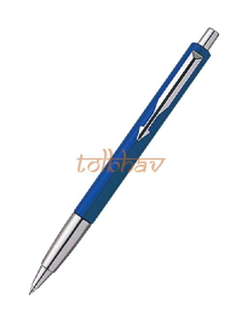 Parker Vector Standard Chrome Trim Ball Pen Blue-1