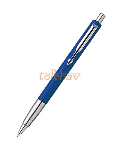 Parker Vector Standard Chrome Trim Ball Pen Blue-1